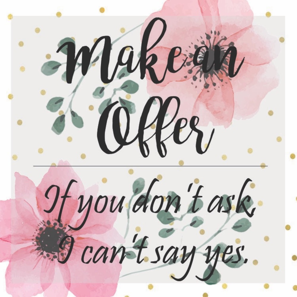 All offers are considered